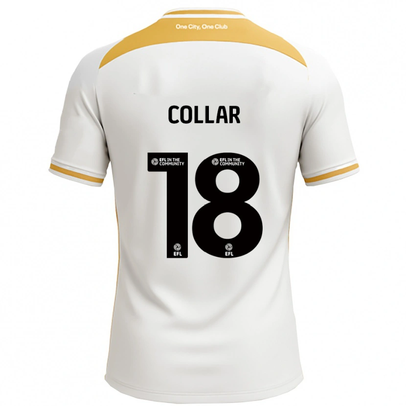 Danxen Męski Will Collar #18 Biały Złoty Domowa Koszulka 2025/26 Koszulki Klubowe