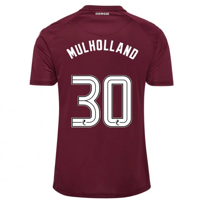 Danxen Męski James Mulholland #30 Burgund Biały Domowa Koszulka 2025/26 Koszulki Klubowe