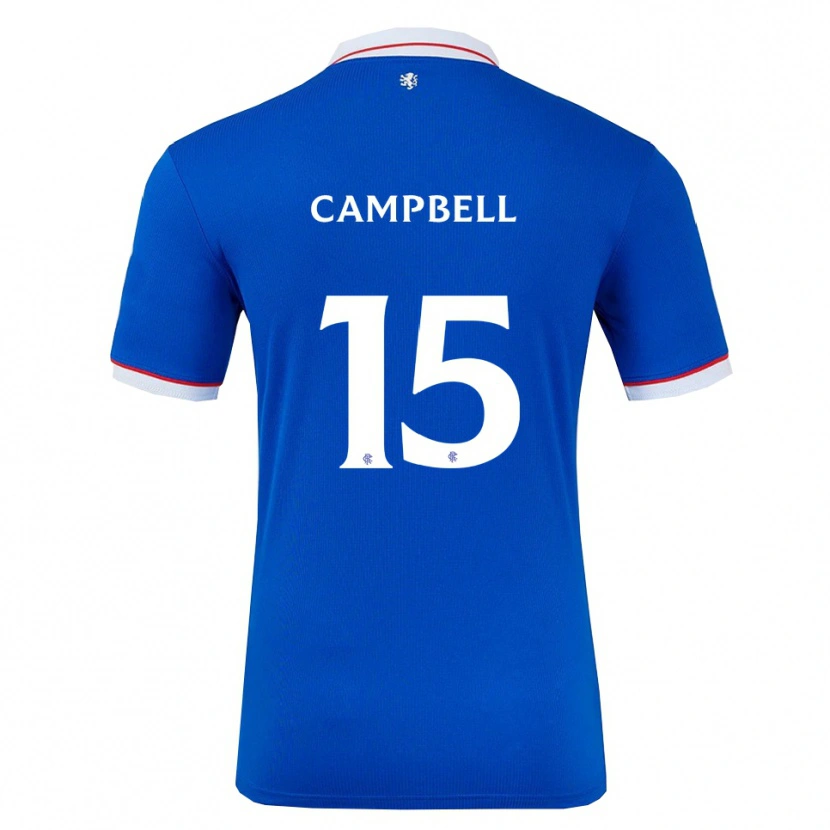 Danxen Męski Connor Campbell #15 Niebieski Biały Domowa Koszulka 2025/26 Koszulki Klubowe