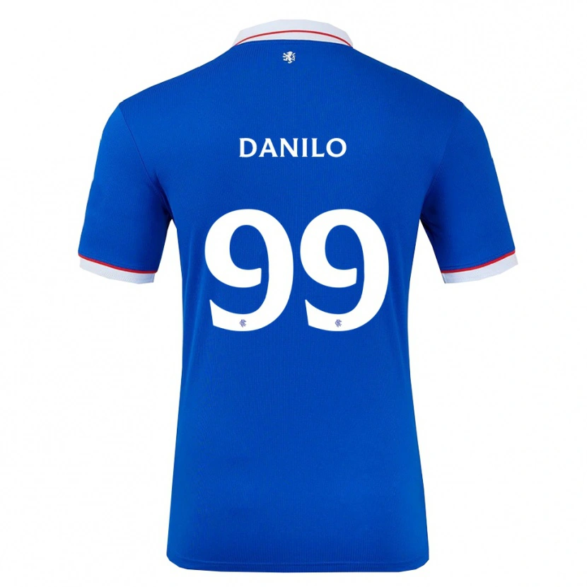 Danxen Męski Danilo #99 Niebieski Biały Domowa Koszulka 2025/26 Koszulki Klubowe