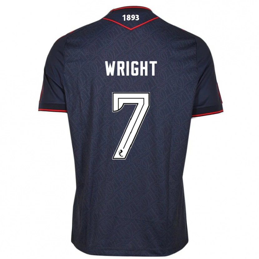 Danxen Męski Drey Wright #7 Granatowy Biały Domowa Koszulka 2025/26 Koszulki Klubowe