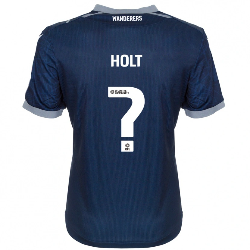 Danxen Męski Katie Holt #0 Granatowy Szary Wyjazdowa Koszulka 2025/26 Koszulki Klubowe