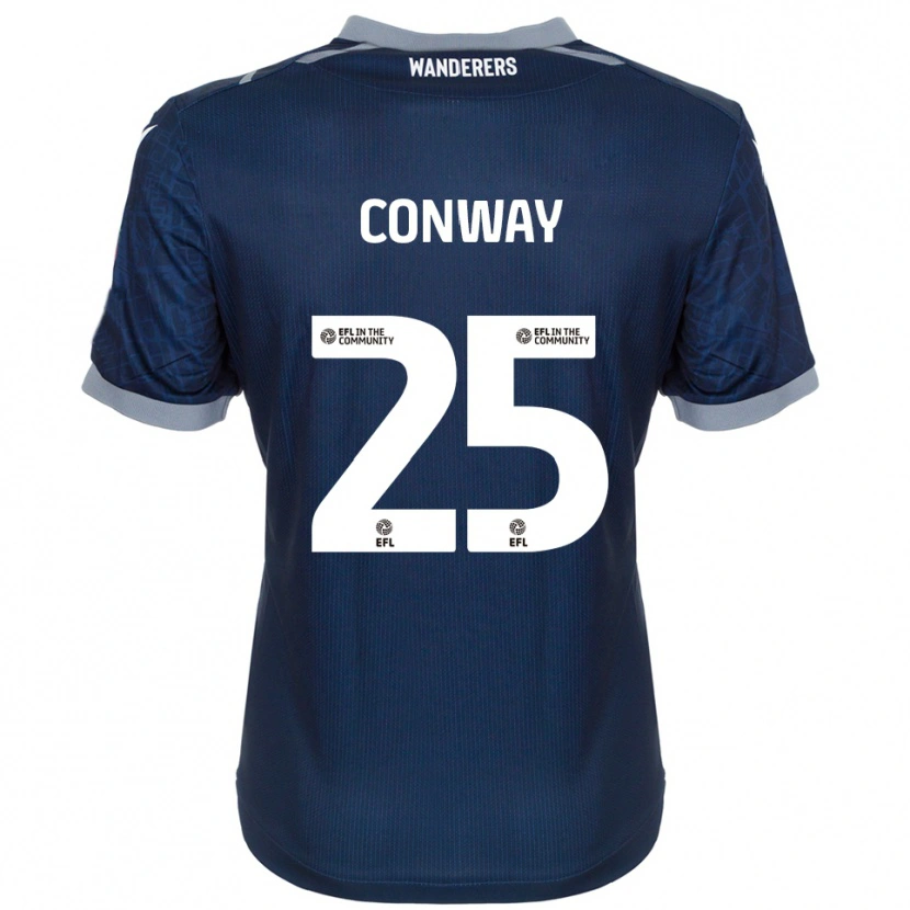 Danxen Męski Max Conway #25 Granatowy Szary Wyjazdowa Koszulka 2025/26 Koszulki Klubowe