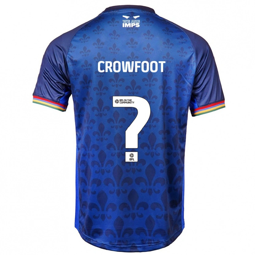 Danxen Męski Luciella Crowfoot #0 Niebieski Granatowy Wyjazdowa Koszulka 2025/26 Koszulki Klubowe