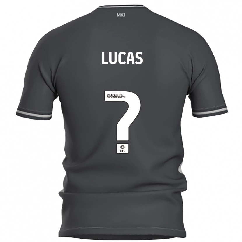 Danxen Męski Dani Lucas #0 Szary Srebrny Wyjazdowa Koszulka 2025/26 Koszulki Klubowe