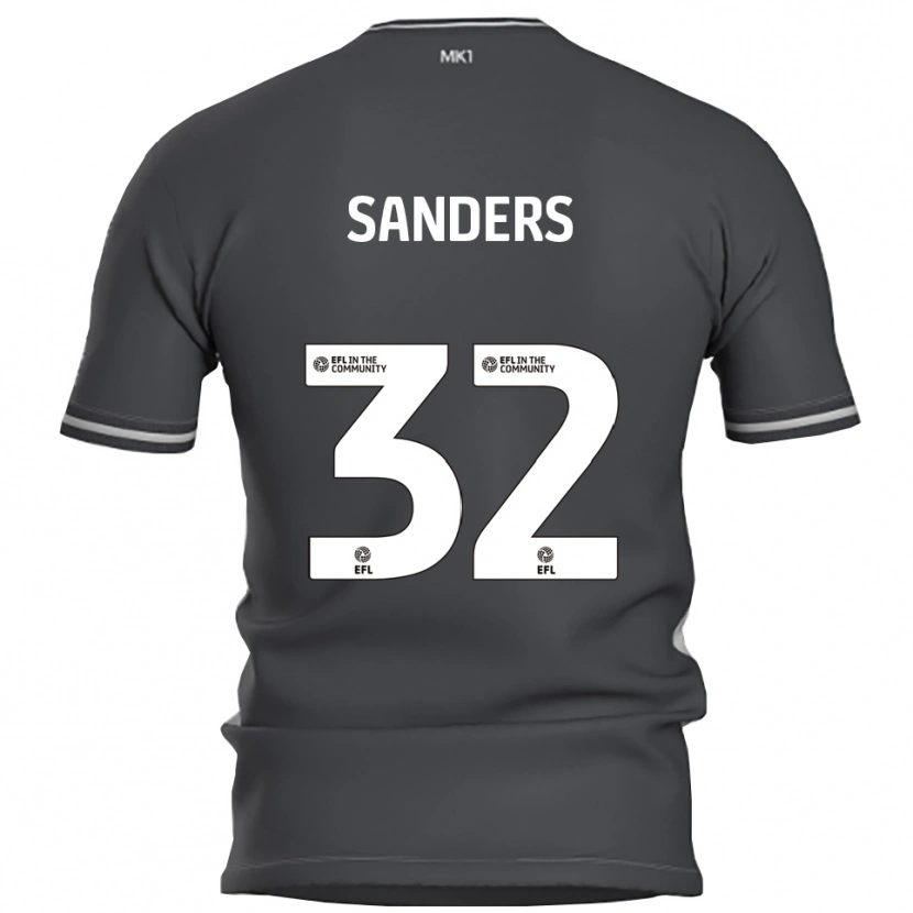 Danxen Męski Jack Sanders #32 Szary Srebrny Wyjazdowa Koszulka 2025/26 Koszulki Klubowe