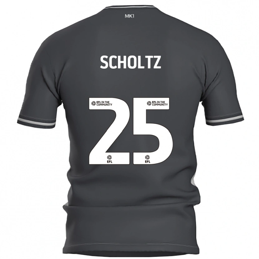 Danxen Męski Phoenix Scholtz #25 Szary Srebrny Wyjazdowa Koszulka 2025/26 Koszulki Klubowe