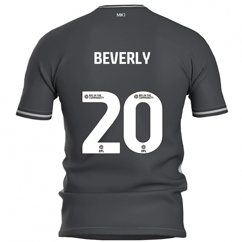 Danxen Męski Poppy Beverly #20 Szary Srebrny Wyjazdowa Koszulka 2025/26 Koszulki Klubowe