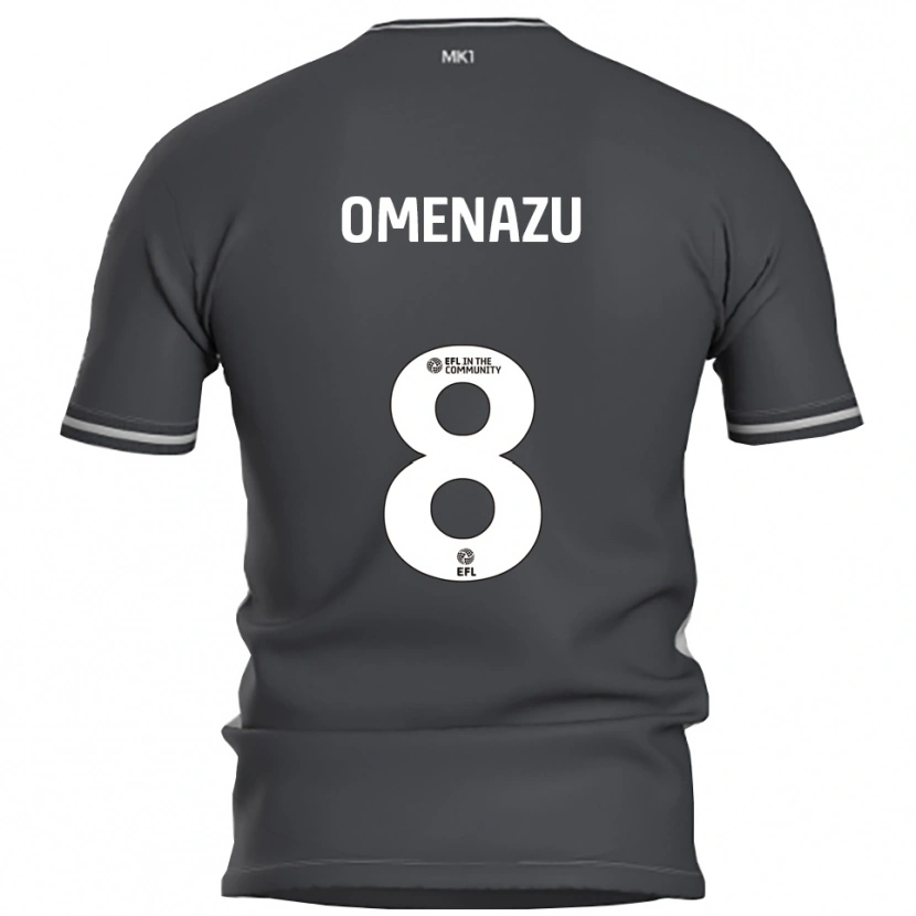 Danxen Męski Favour Omenazu #8 Szary Srebrny Wyjazdowa Koszulka 2025/26 Koszulki Klubowe
