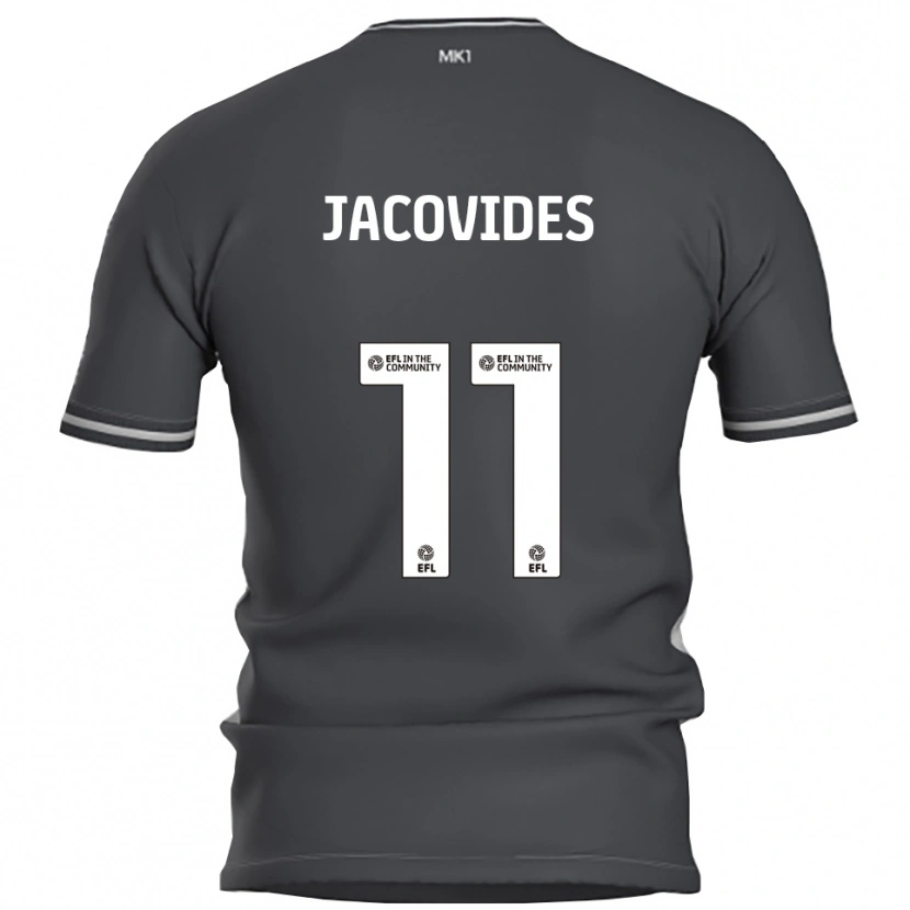 Danxen Męski Annaliese Jacovides #11 Szary Srebrny Wyjazdowa Koszulka 2025/26 Koszulki Klubowe