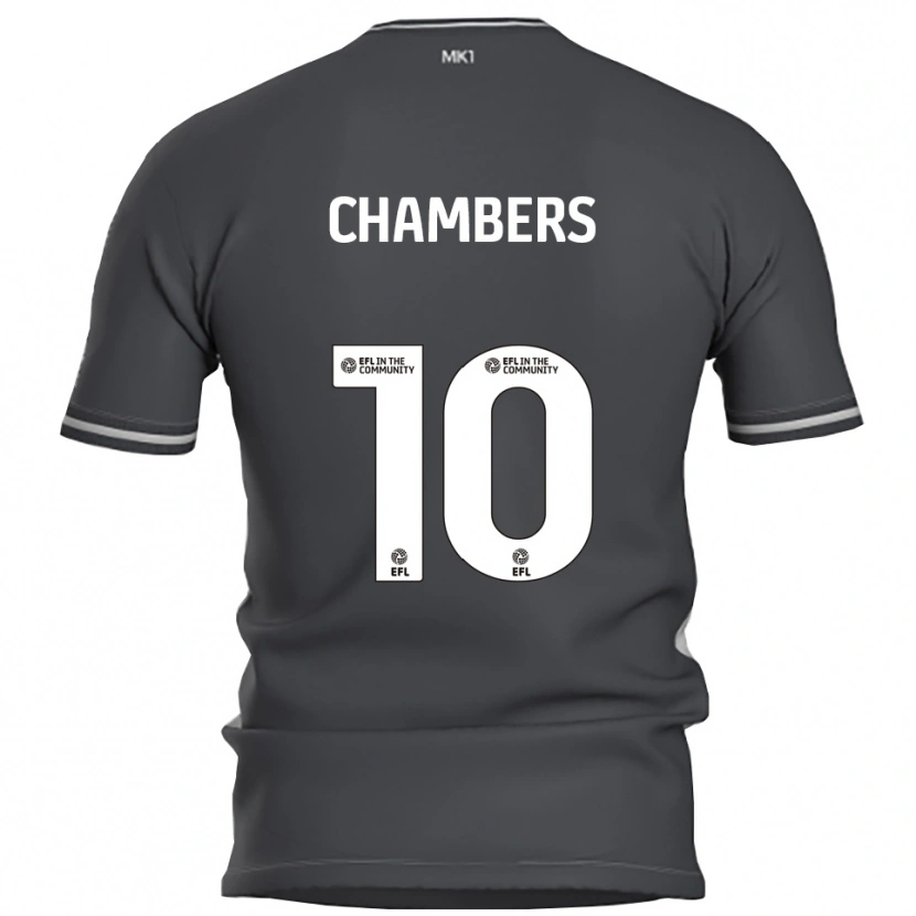 Danxen Męski T'yanna Chambers #10 Szary Srebrny Wyjazdowa Koszulka 2025/26 Koszulki Klubowe