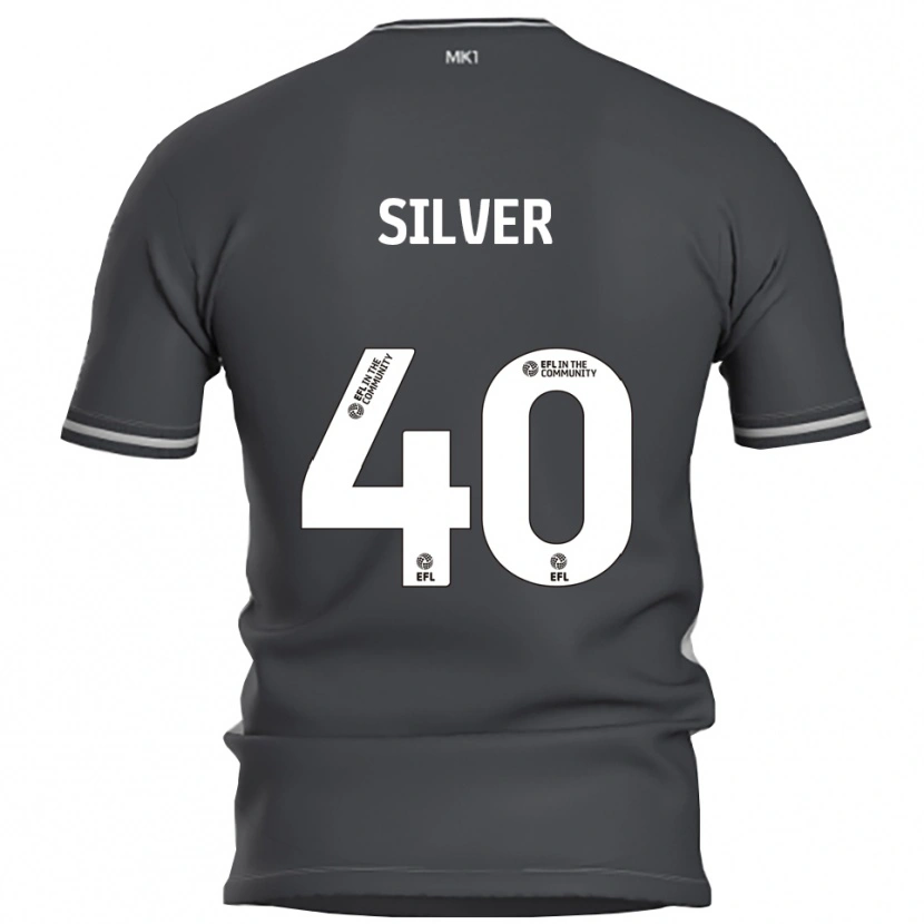 Danxen Męski Rian Silver #40 Szary Srebrny Wyjazdowa Koszulka 2025/26 Koszulki Klubowe