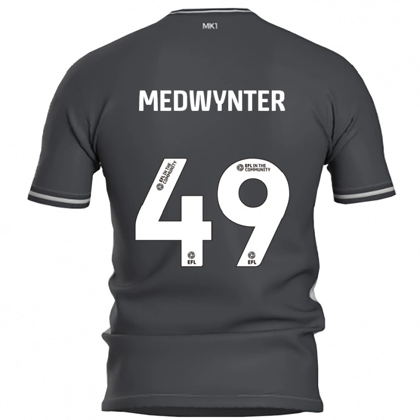 Danxen Męski Chase Medwynter #49 Szary Srebrny Wyjazdowa Koszulka 2025/26 Koszulki Klubowe
