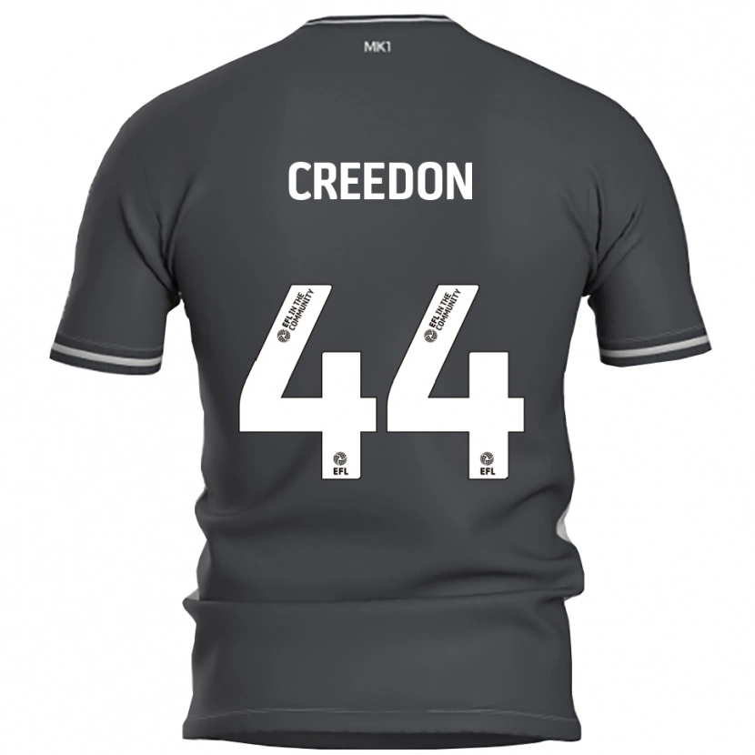 Danxen Męski Erin Creedon #44 Szary Srebrny Wyjazdowa Koszulka 2025/26 Koszulki Klubowe