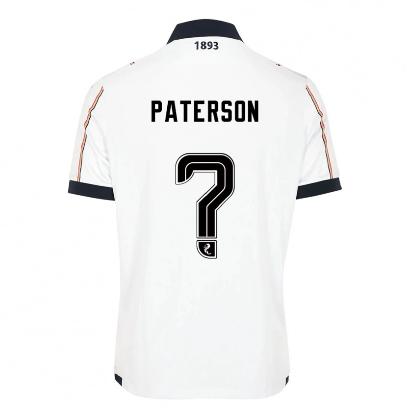 Danxen Męski Sonny Paterson #0 Biały Granatowy Czerwony Wyjazdowa Koszulka 2025/26 Koszulki Klubowe