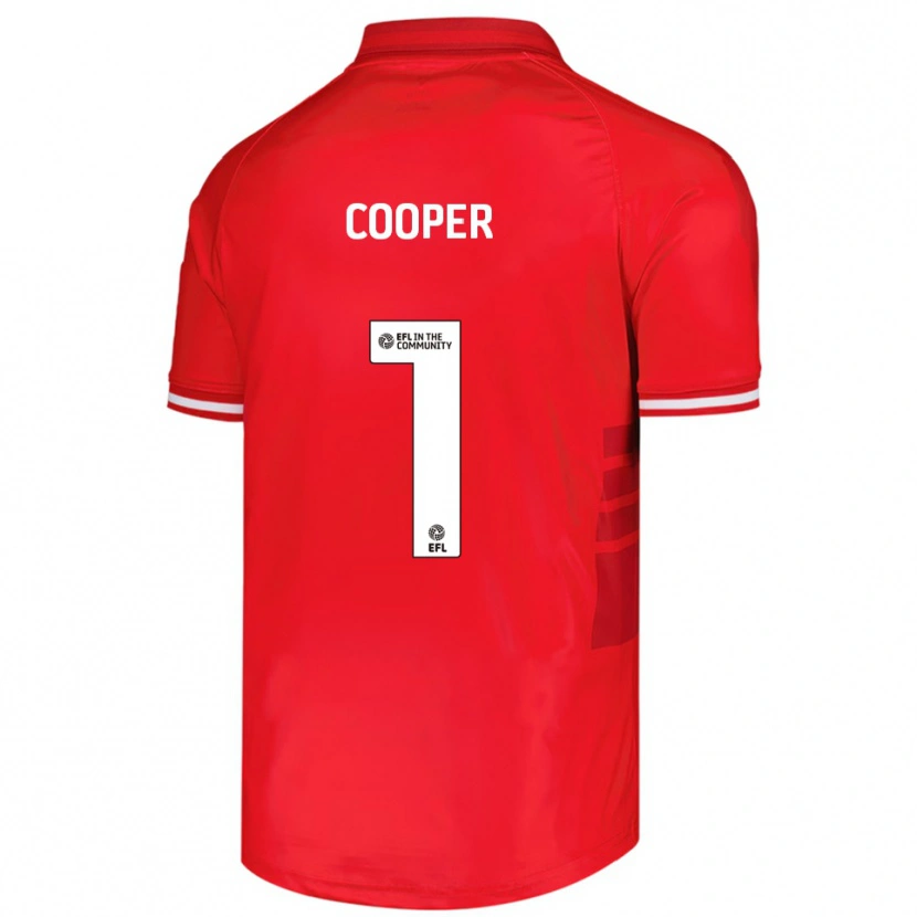 Danxen Kobiety Murphy Cooper #1 Czerwony Biały Domowa Koszulka 2025/26 Koszulki Klubowe