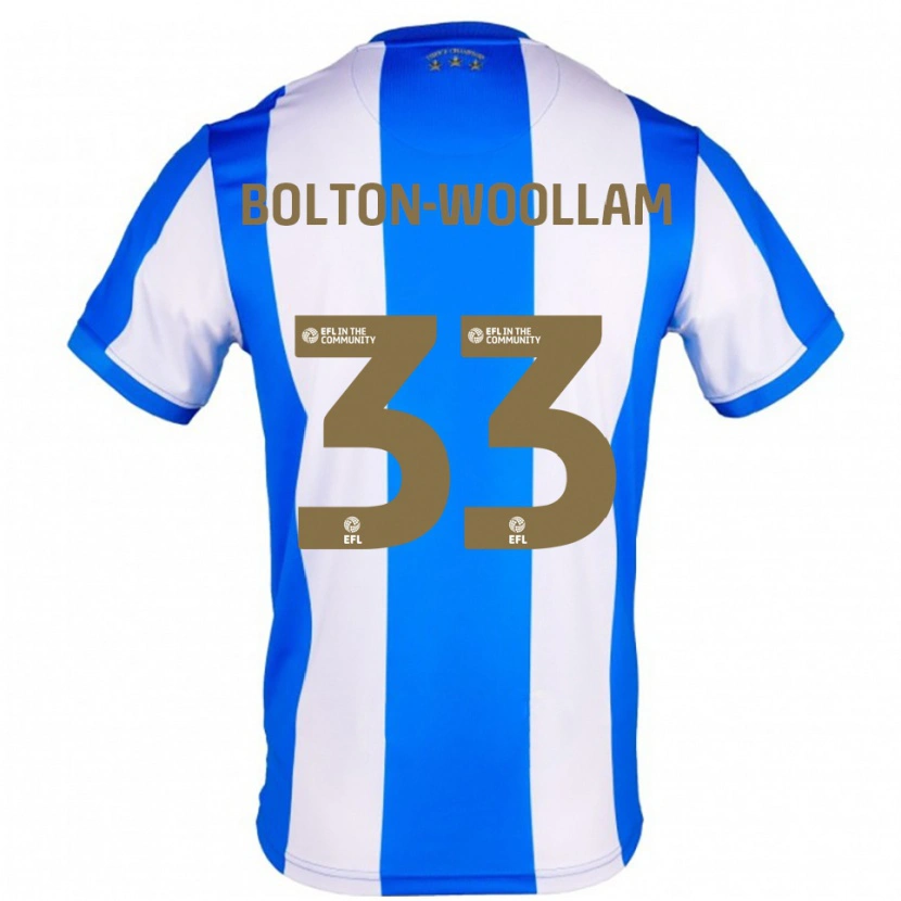 Danxen Kobiety Kacey Bolton-Woollam #33 Niebieski Biały Domowa Koszulka 2025/26 Koszulki Klubowe