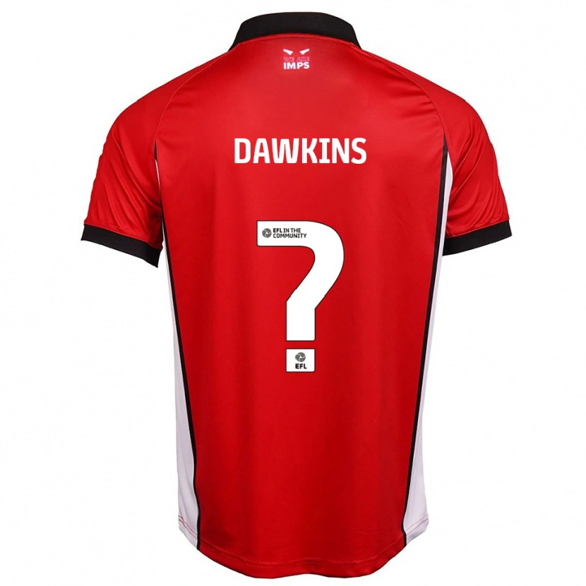 Danxen Kobiety Claudia Dawkins #0 Czerwony Biały Domowa Koszulka 2025/26 Koszulki Klubowe