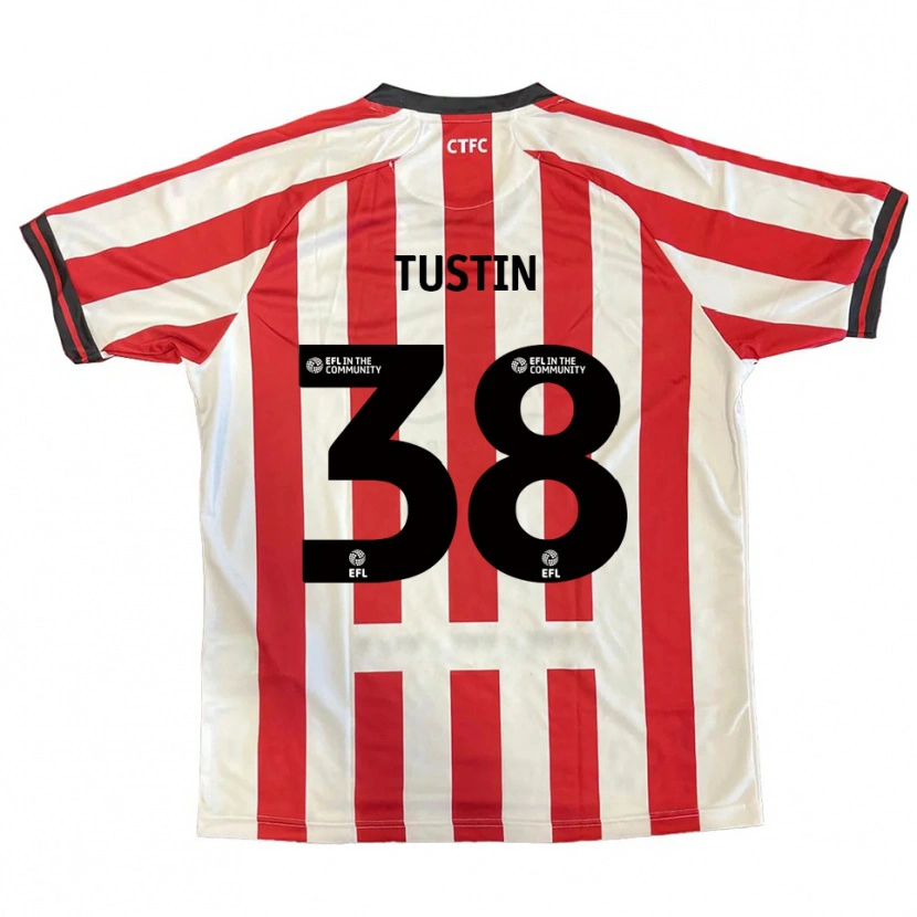 Danxen Kobiety Harry Tustin #38 Czerwony Biały Czarny Domowa Koszulka 2025/26 Koszulki Klubowe