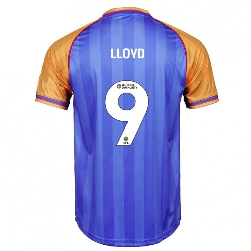 Danxen Kobiety George Lloyd #9 Niebieski Pomarańczowy Domowa Koszulka 2025/26 Koszulki Klubowe