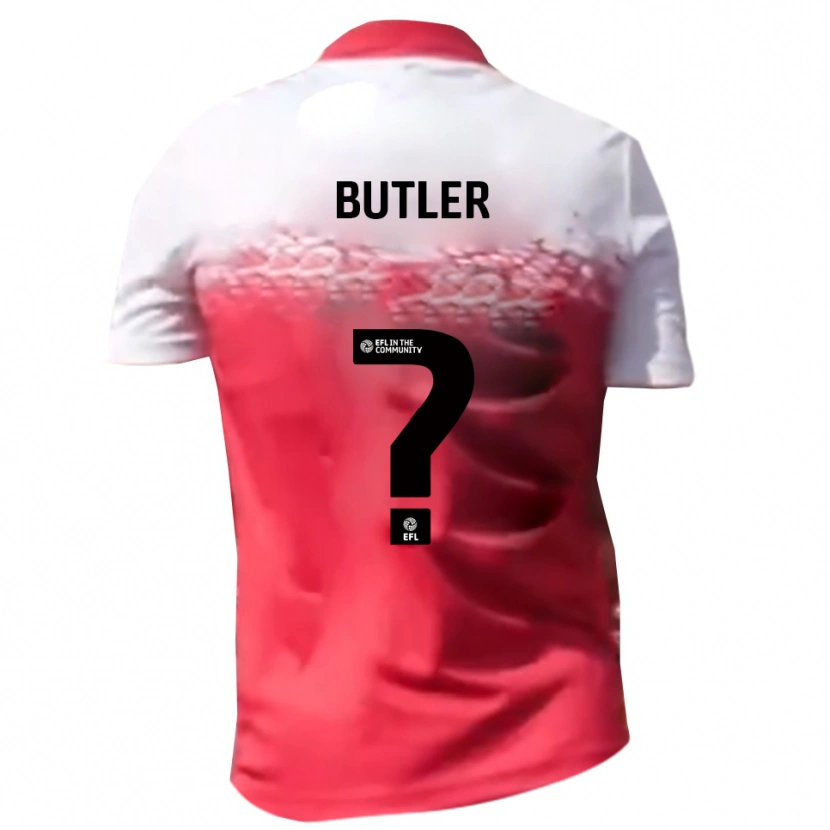 Danxen Kobiety Rohan Butler #0 Czerwony Biały Domowa Koszulka 2025/26 Koszulki Klubowe