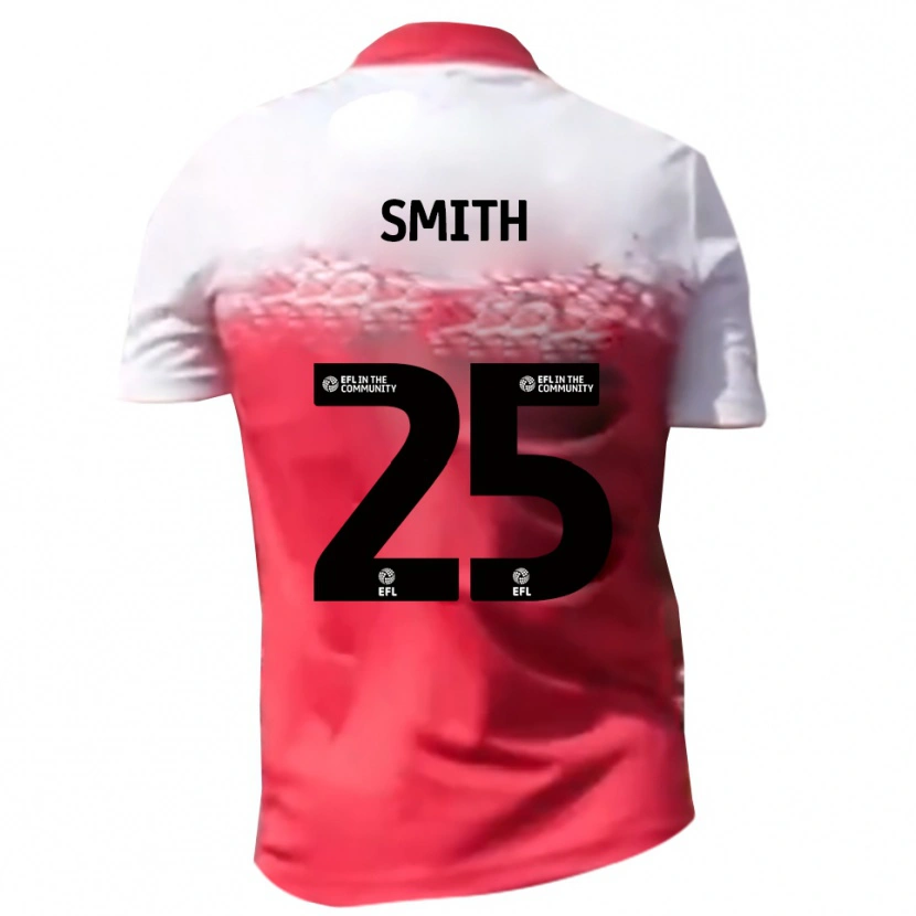 Danxen Kobiety Josh Smith #25 Czerwony Biały Domowa Koszulka 2025/26 Koszulki Klubowe