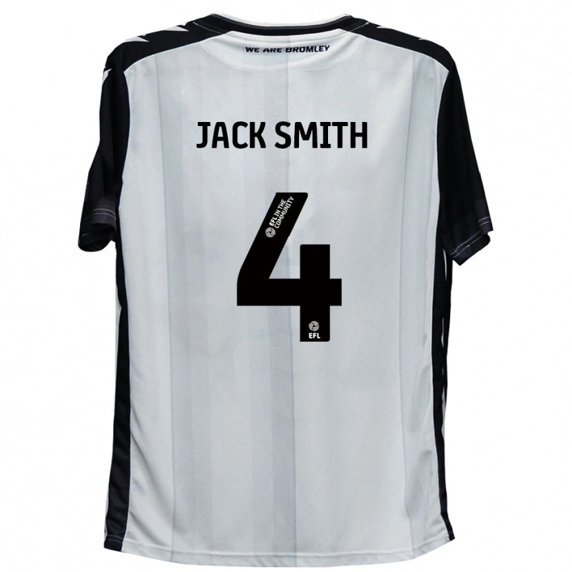 Danxen Kobiety Jack Smith #4 Biały Czarny Domowa Koszulka 2025/26 Koszulki Klubowe
