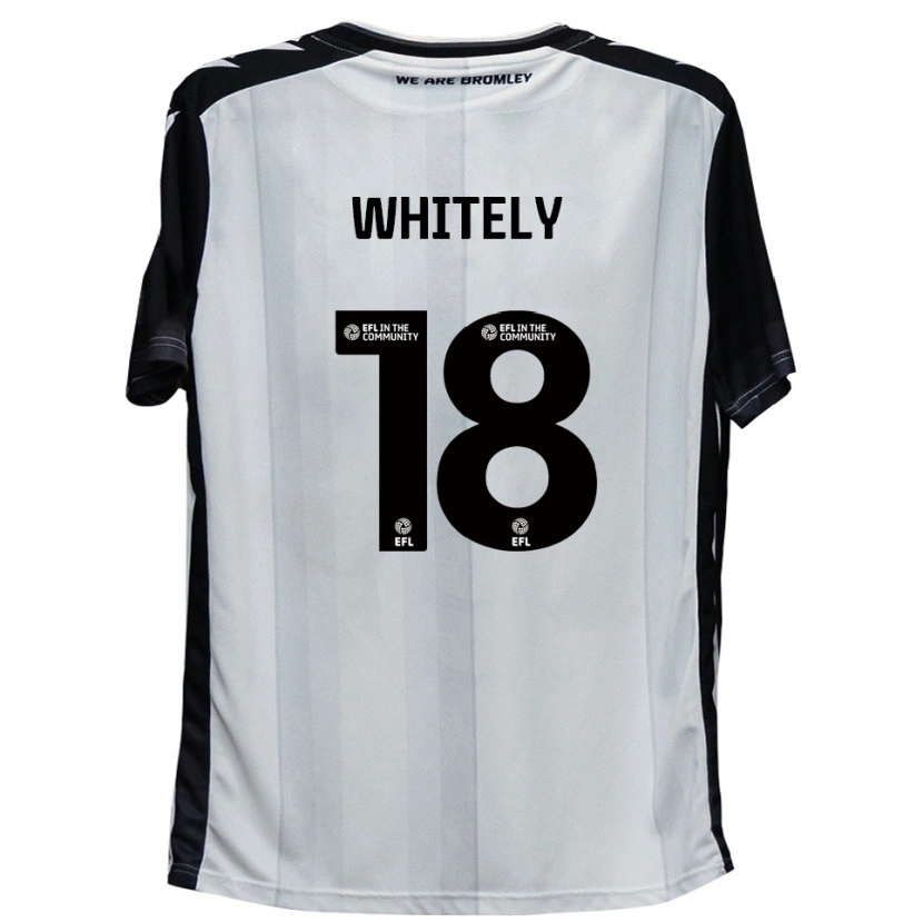 Danxen Kobiety Corey Whitely #18 Biały Czarny Domowa Koszulka 2025/26 Koszulki Klubowe