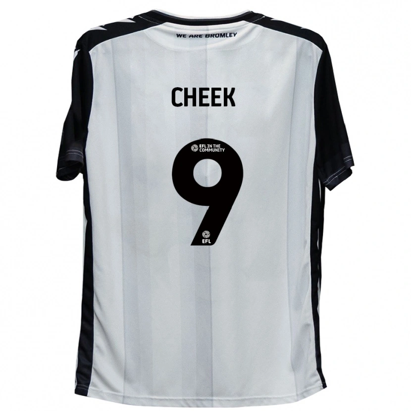 Danxen Kobiety Michael Cheek #9 Biały Czarny Domowa Koszulka 2025/26 Koszulki Klubowe