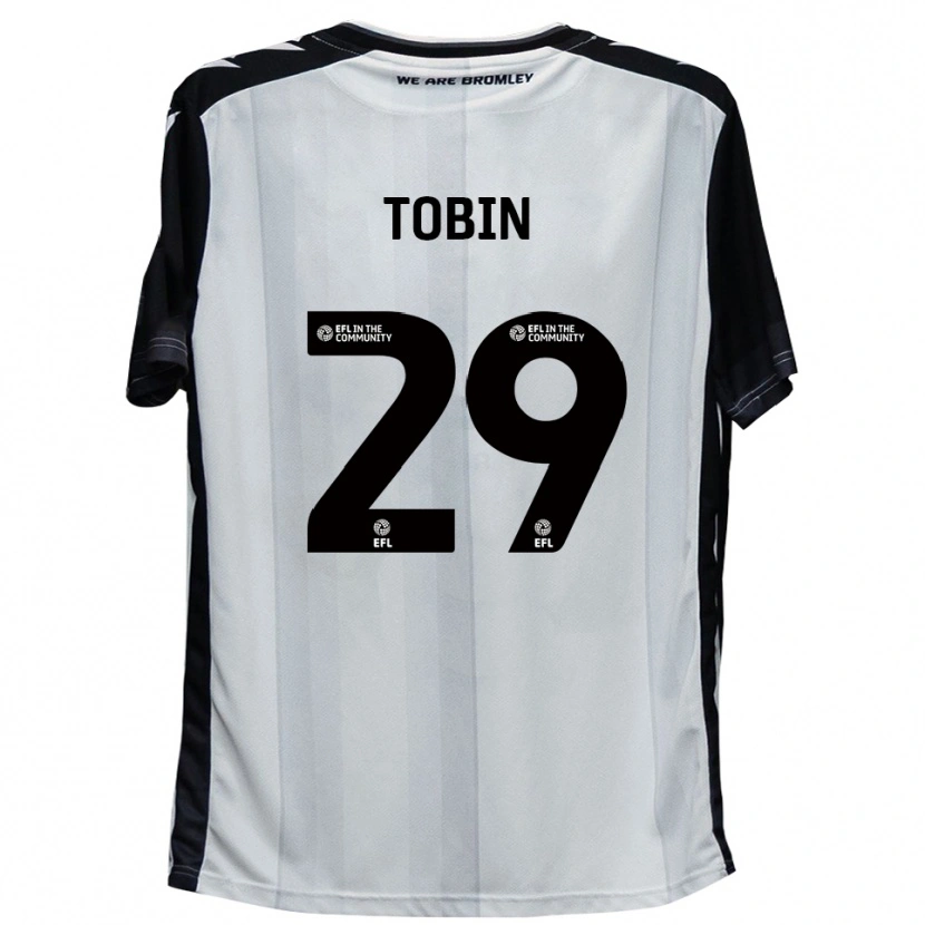 Danxen Kobiety Josh Tobin #29 Biały Czarny Domowa Koszulka 2025/26 Koszulki Klubowe