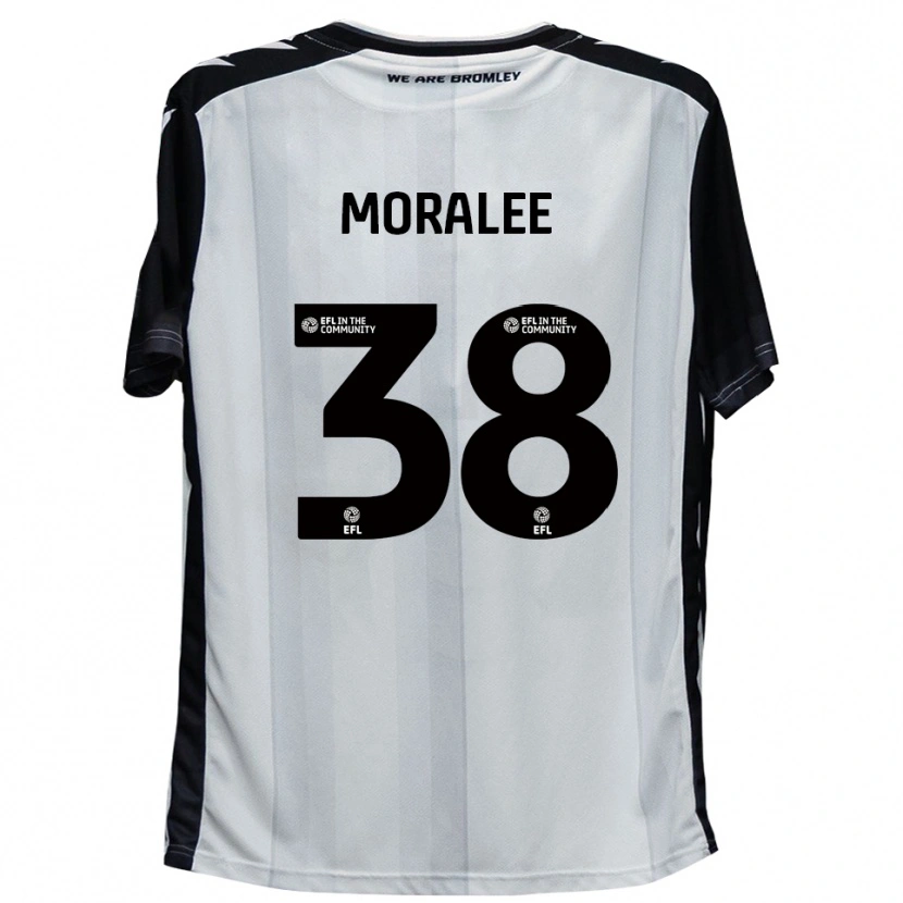 Danxen Kobiety Frankie Moralee #38 Biały Czarny Domowa Koszulka 2025/26 Koszulki Klubowe