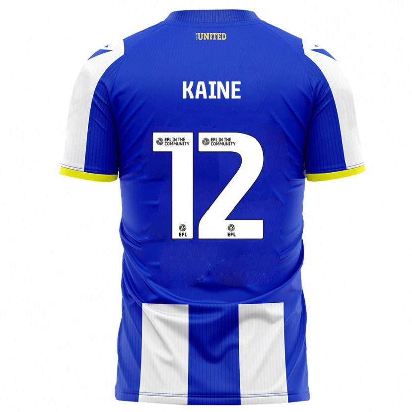 Danxen Kobiety Louise Kaine #12 Niebieski Biały Domowa Koszulka 2025/26 Koszulki Klubowe