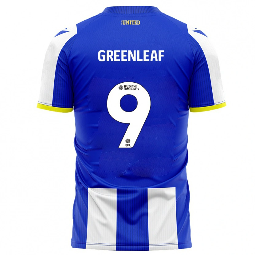 Danxen Kobiety Ruby Greenleaf #9 Niebieski Biały Domowa Koszulka 2025/26 Koszulki Klubowe