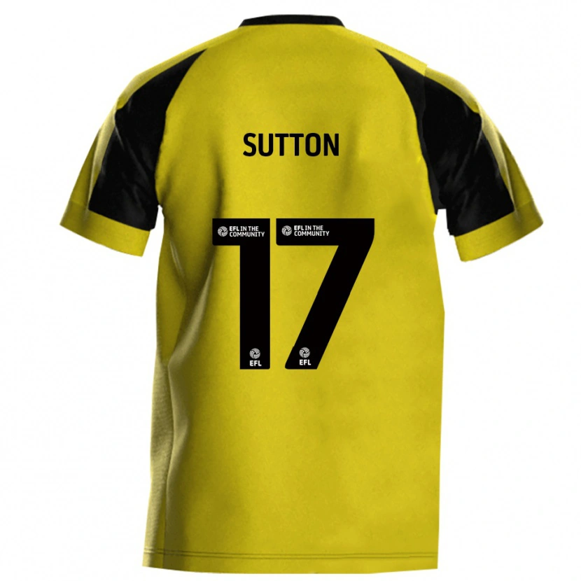 Danxen Kobiety Levi Sutton #17 Żółty Szary Domowa Koszulka 2025/26 Koszulki Klubowe