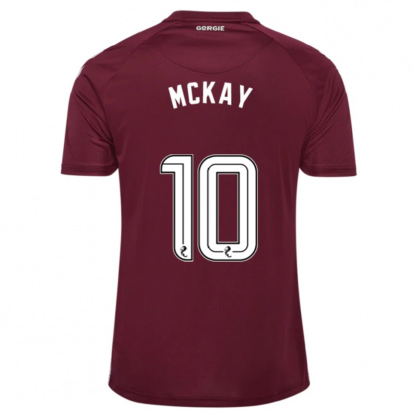 Danxen Kobiety Barrie Mckay #10 Burgund Biały Domowa Koszulka 2025/26 Koszulki Klubowe