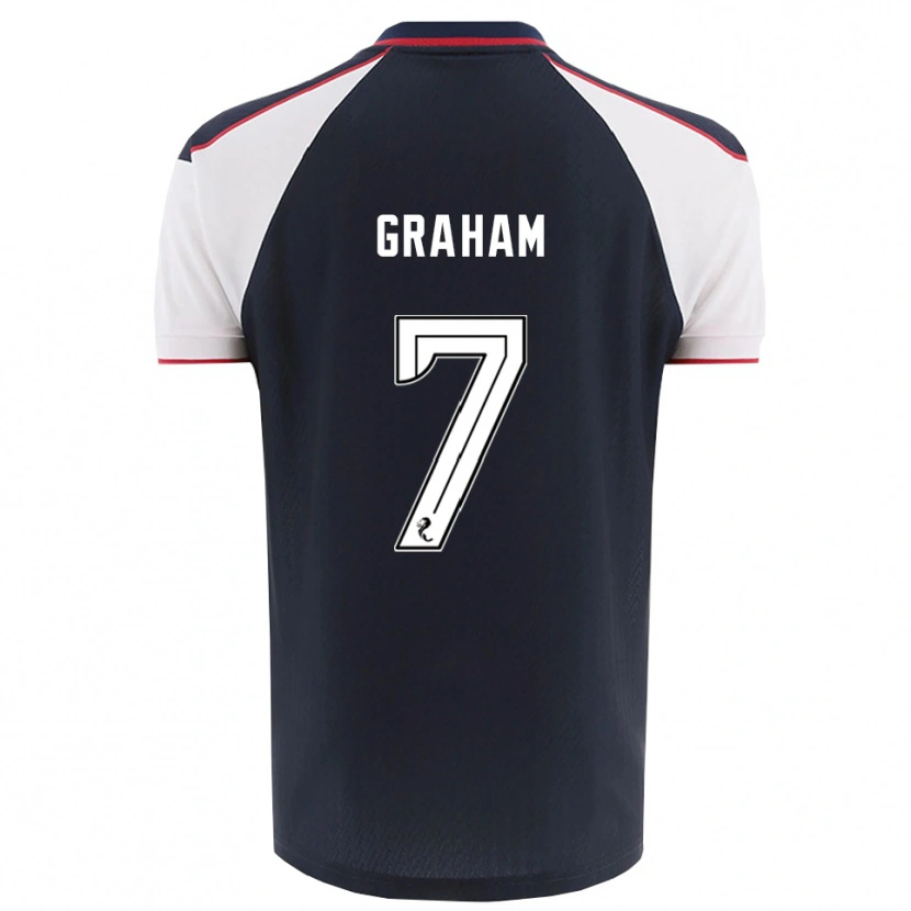 Danxen Kobiety Brian Graham #7 Granatowy Biały Domowa Koszulka 2025/26 Koszulki Klubowe