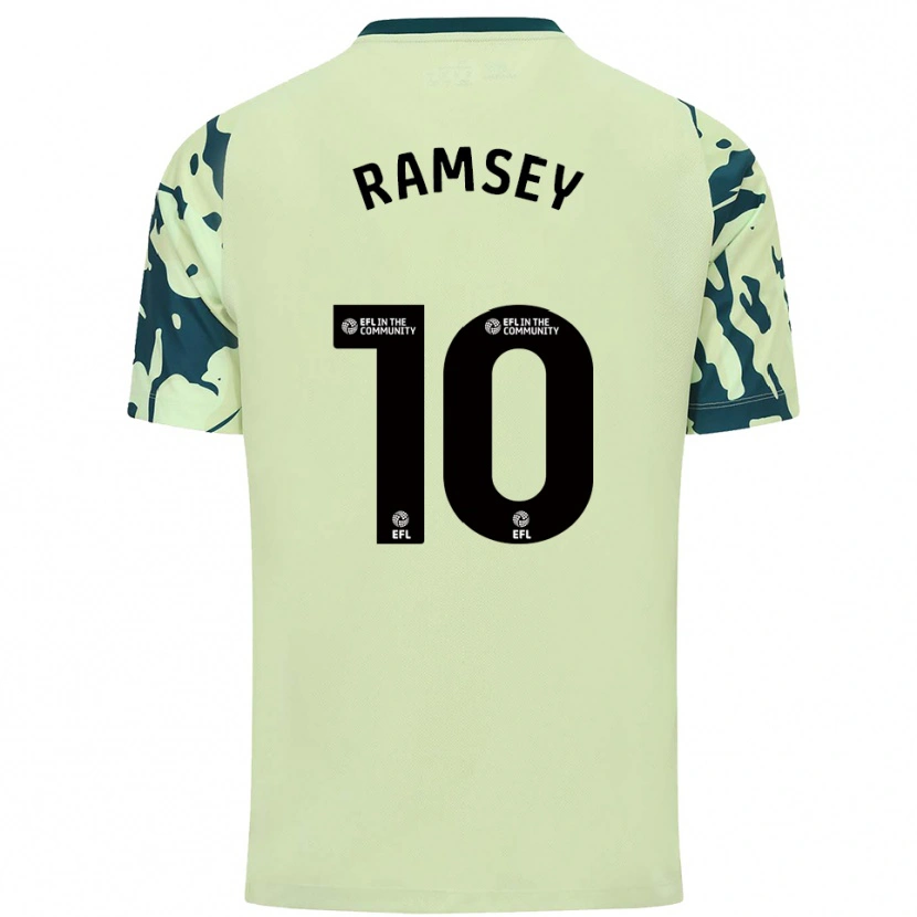 Danxen Kobiety Aaron Ramsey #10 Ciemnozielony Wyjazdowa Koszulka 2025/26 Koszulki Klubowe