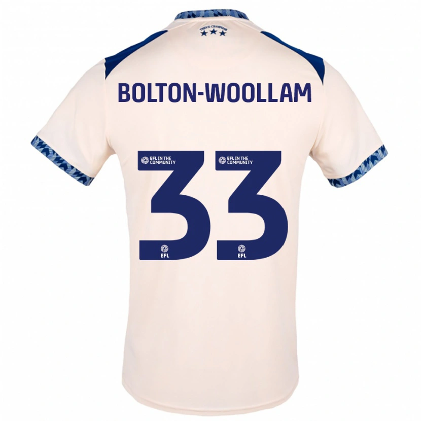 Danxen Kobiety Kacey Bolton-Woollam #33 Złamana Biel Granatowy Wyjazdowa Koszulka 2025/26 Koszulki Klubowe