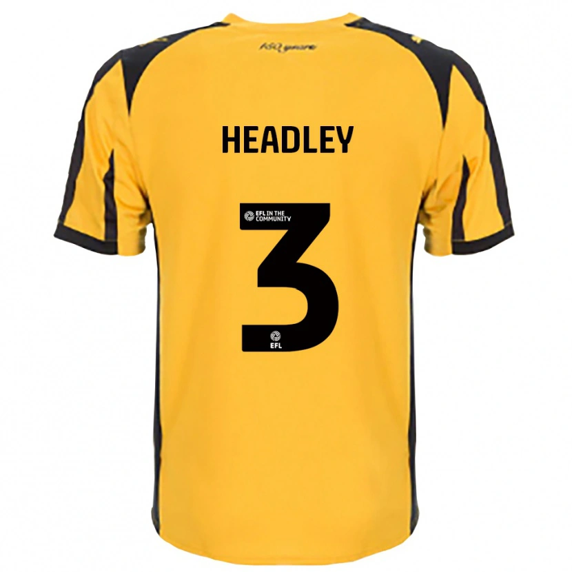 Danxen Kobiety Jaheim Headley #3 Pomarańczowy Czarny Wyjazdowa Koszulka 2025/26 Koszulki Klubowe