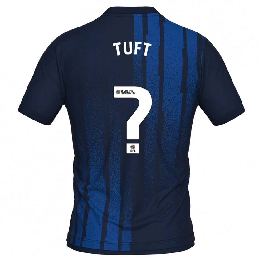 Danxen Kobiety Jacob Tuft #0 Granatowy Biały Wyjazdowa Koszulka 2025/26 Koszulki Klubowe