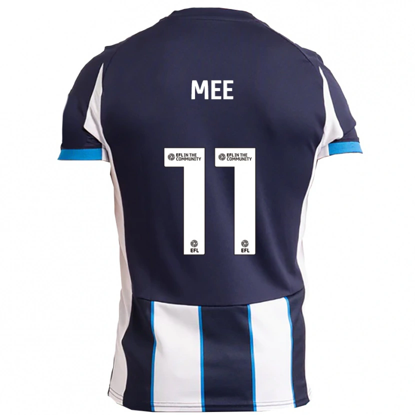 Danxen Kobiety Ashton Mee #11 Biały Granatowy Wyjazdowa Koszulka 2025/26 Koszulki Klubowe