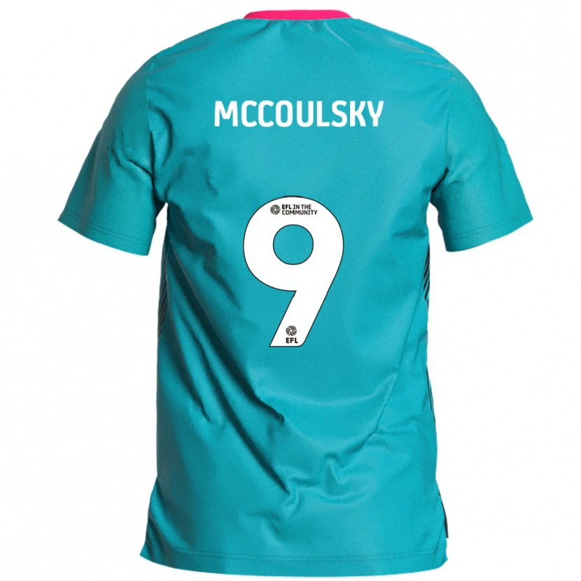 Danxen Kobiety Shawn Mccoulsky #9 Błękitny Różowy Wyjazdowa Koszulka 2025/26 Koszulki Klubowe