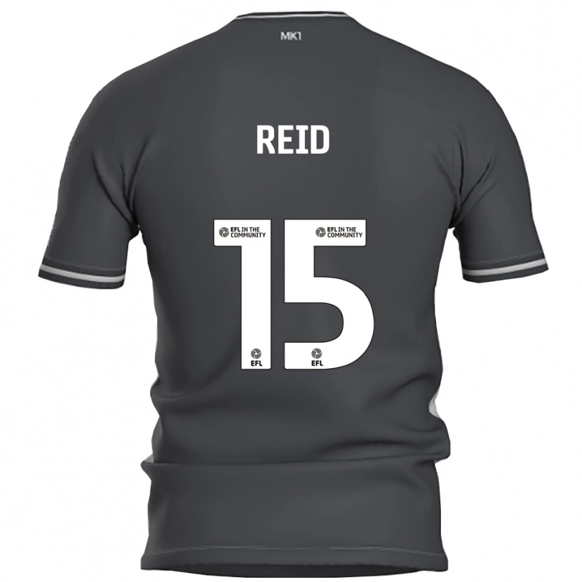 Danxen Kobiety Mia Reid #15 Szary Srebrny Wyjazdowa Koszulka 2025/26 Koszulki Klubowe