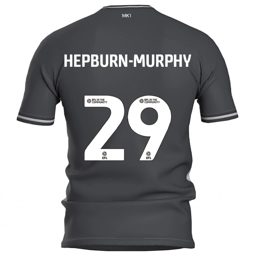 Danxen Kobiety Rushian Hepburn-Murphy #29 Szary Srebrny Wyjazdowa Koszulka 2025/26 Koszulki Klubowe