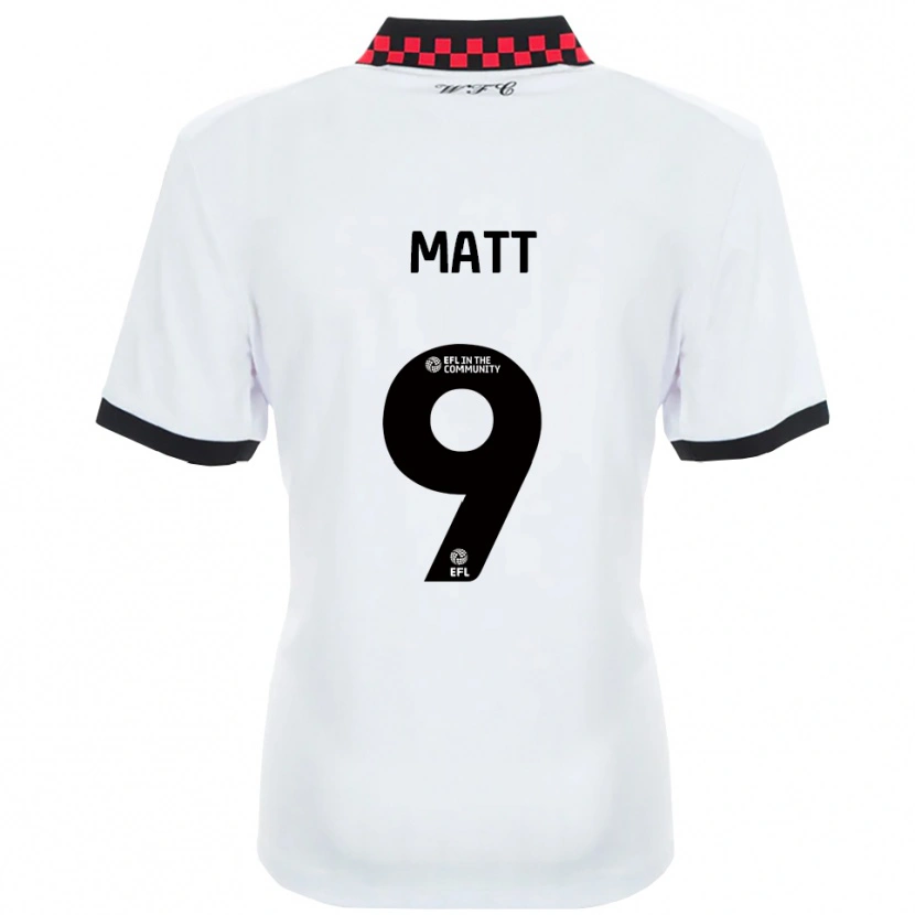 Danxen Kobiety Jamille Matt #9 Biały Czarny Wyjazdowa Koszulka 2025/26 Koszulki Klubowe