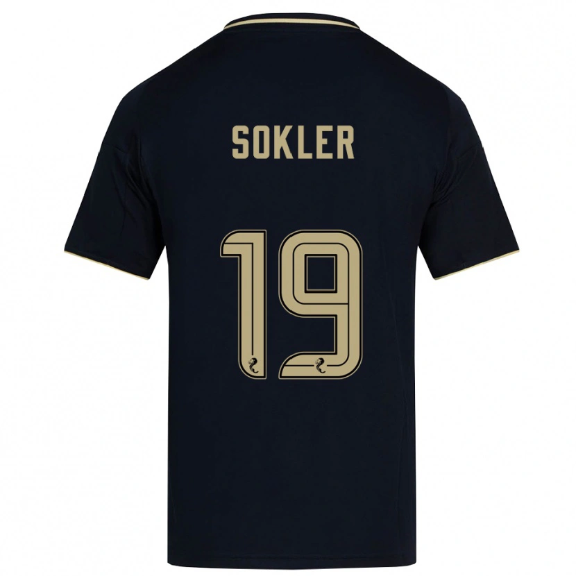 Danxen Kobiety Ester Sokler #19 Granatowy Złoty Wyjazdowa Koszulka 2025/26 Koszulki Klubowe