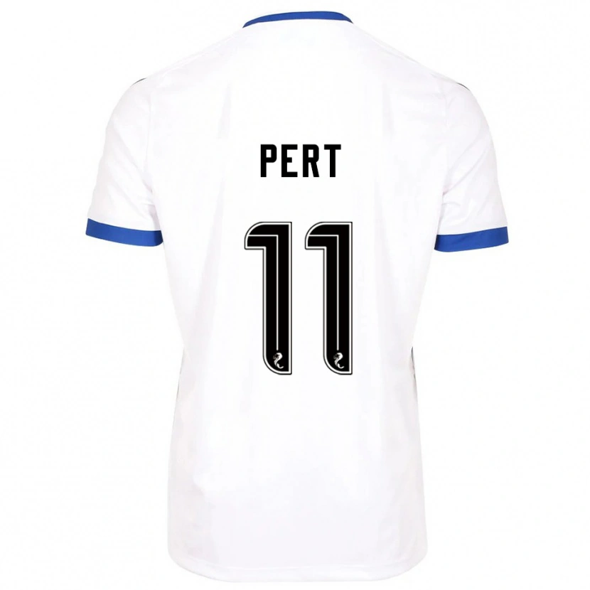 Danxen Kobiety Bailey Pert #11 Biały Niebieski Wyjazdowa Koszulka 2025/26 Koszulki Klubowe