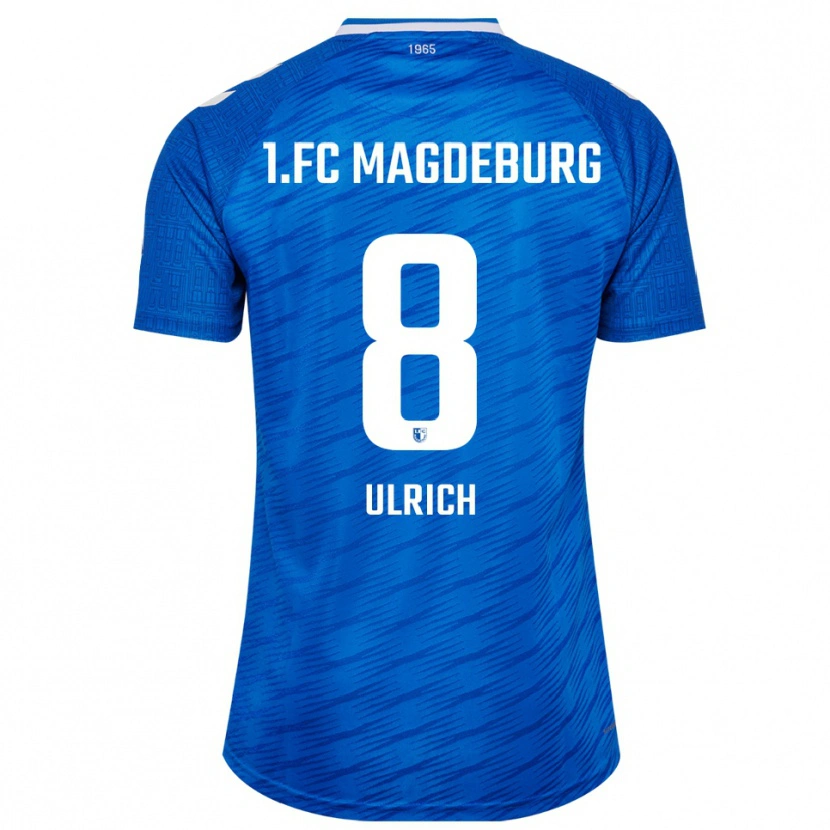 Danxen Dzieci Laurin Ulrich #8 Niebiesko Biały Domowa Koszulka 2025/26 Koszulki Klubowe