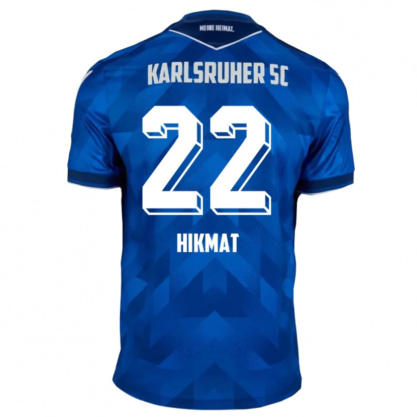 Danxen Dzieci Soufiane Hikmat #22 Niebiesko Biały Domowa Koszulka 2025/26 Koszulki Klubowe
