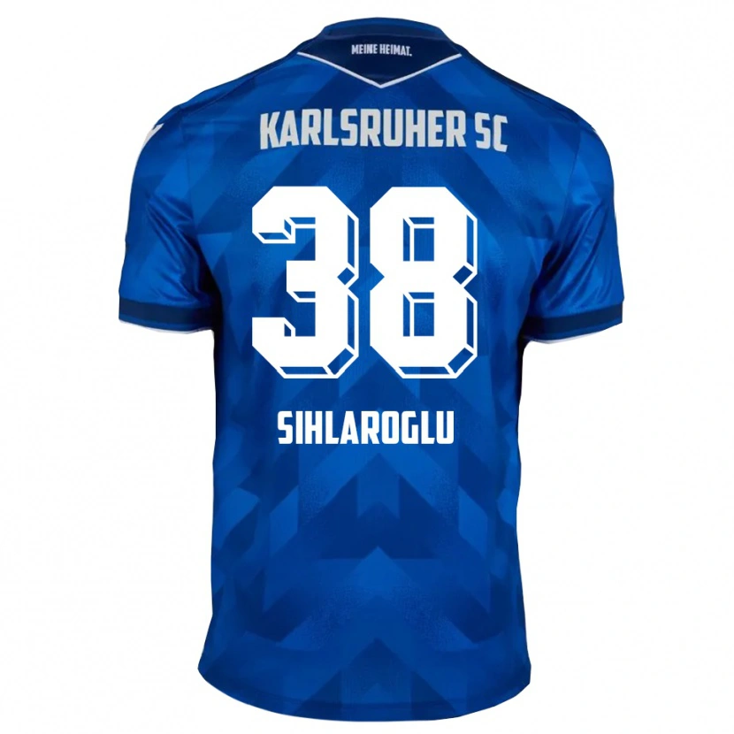 Danxen Dzieci Efe-Kaan Sihlaroglu #38 Niebiesko Biały Domowa Koszulka 2025/26 Koszulki Klubowe